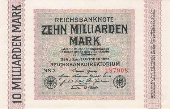 10 Milliarden Mark ro.114a NN